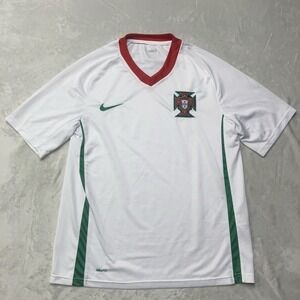 Vintage Portugal FCB 2008 2010 Away Football Shirt Jersey Nike 259181-105 Mens L